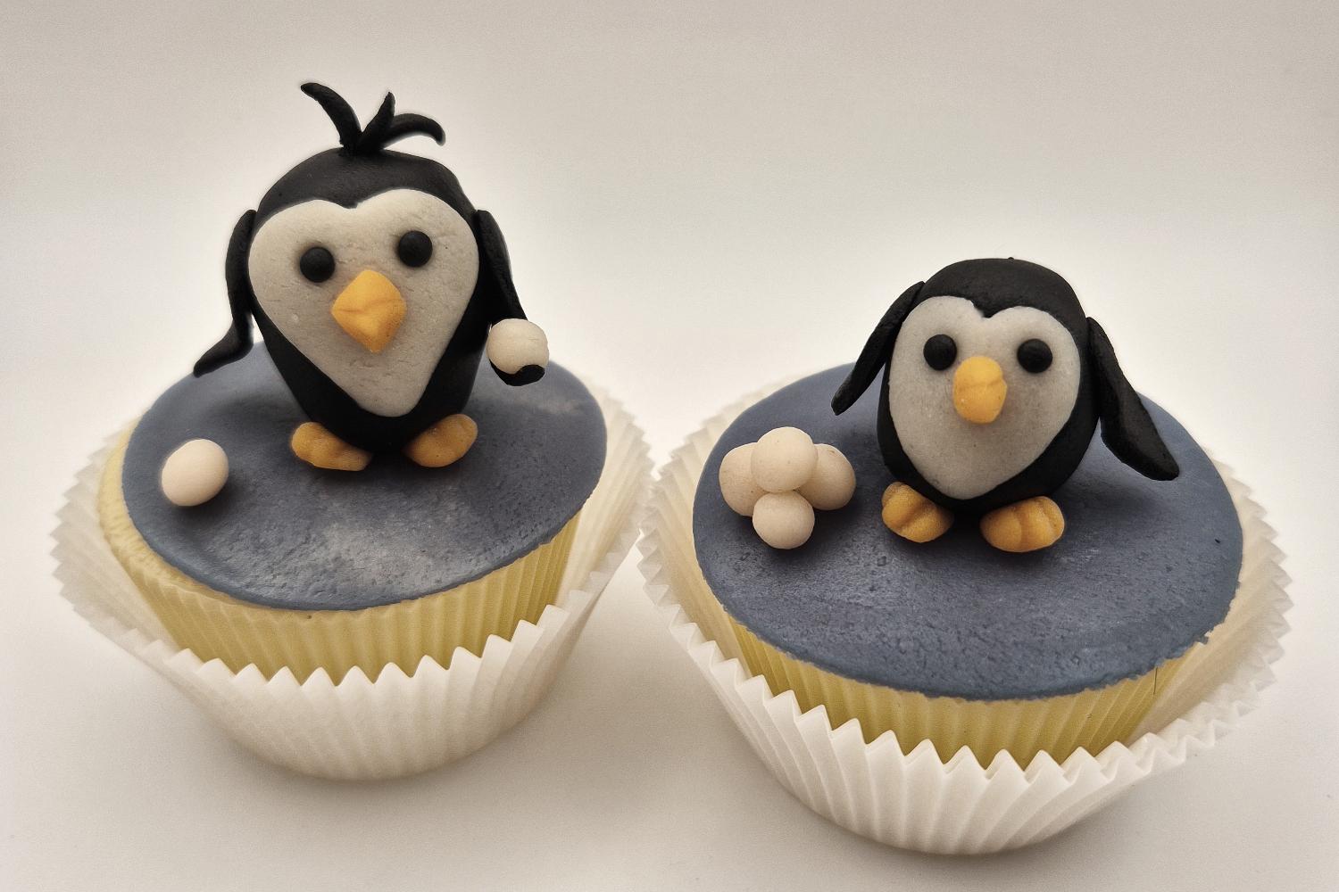 Pinguine Marzipan zum Modellieren Anleitung